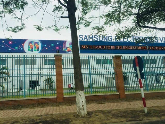 ​Quang cảnh SamSung Bắc Ninh từ ngoài 